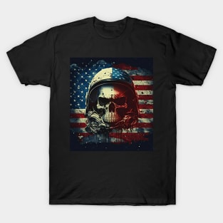 american flag airplane T-Shirt